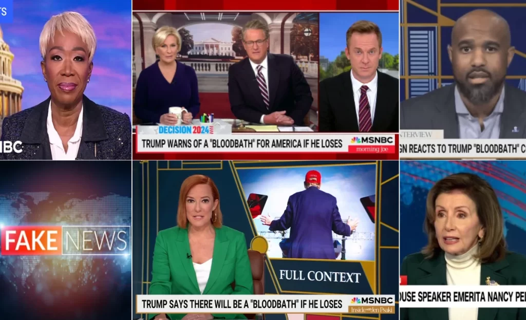 Dishonest Media Reaches New Low with Trump ‘Bloodbath’ Claim