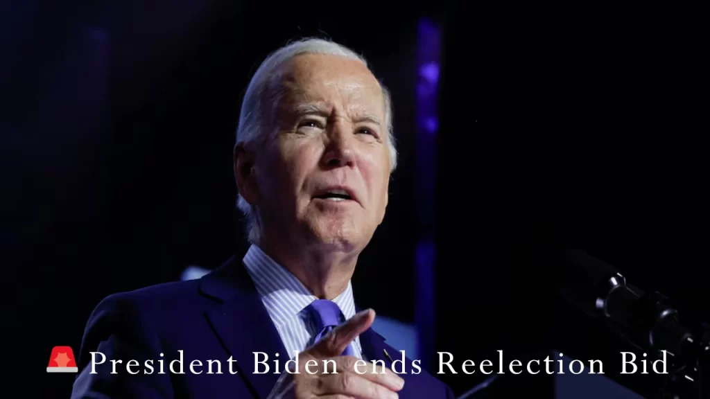 President Biden Ends Reelection Bid