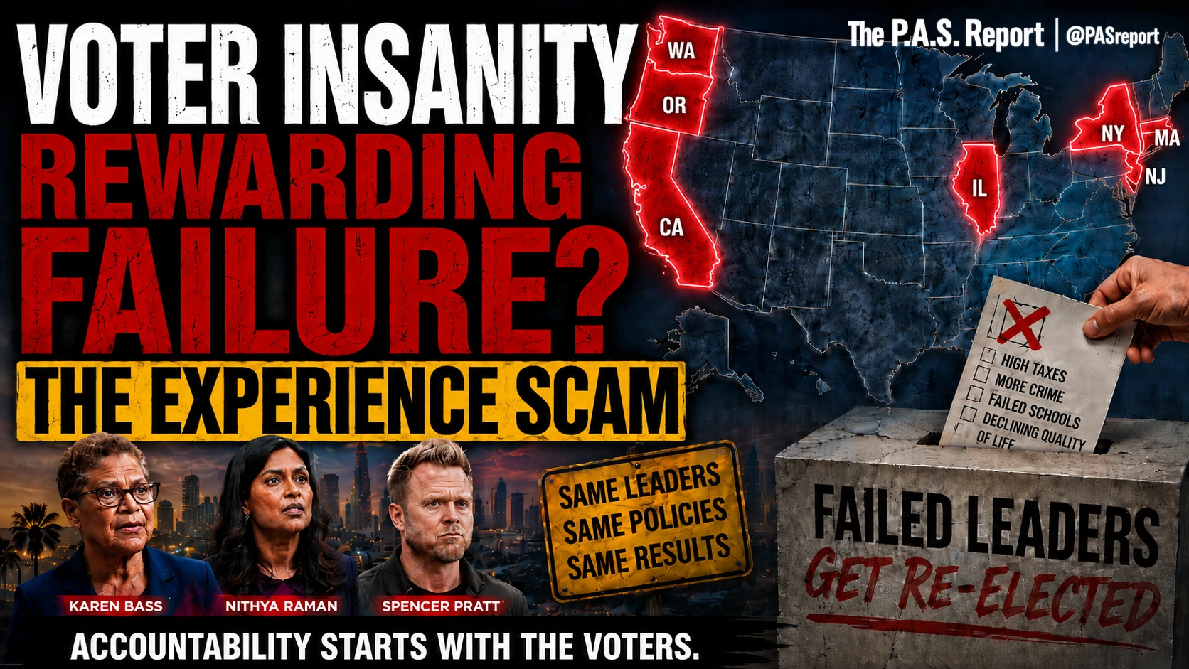 California Primary Chaos and Why Blue State Voters Keep Rewarding Failure