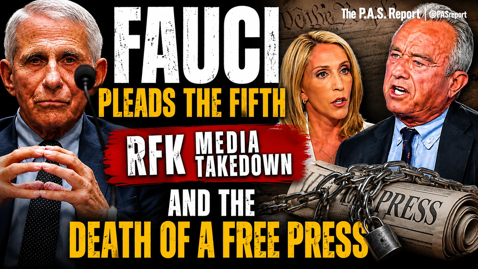 Fauci Pleads the Fifth, RFK Media Takedown, and the Death of a Free Press